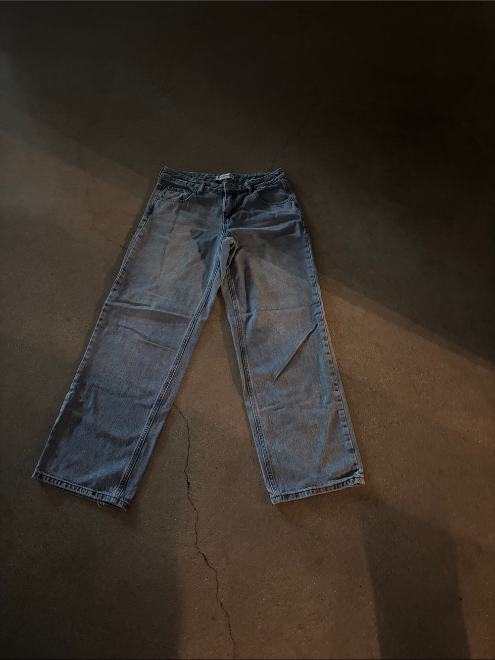 Ashley Mason Women’s Straight-Leg Jeans in Washed Blue